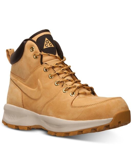 Nike Leather Manoa in Yellow (Brown) for Men - Save 42% | Lyst