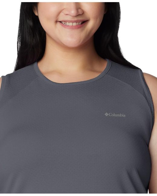 Columbia Blue Plus Size Bogata Bay Tank Top