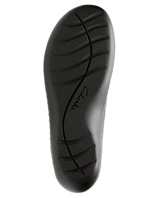 Clarks Black Collection Ashland Bubble Flats