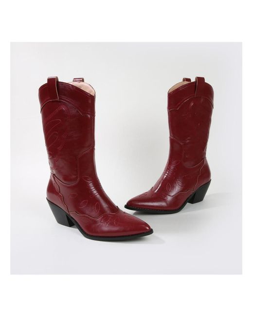 BERNESS Red Myrtle Western Boots