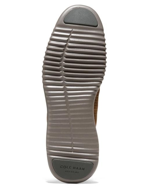 Cole Haan Brown 2.zerogrand Laser Wingtip Oxfords for men
