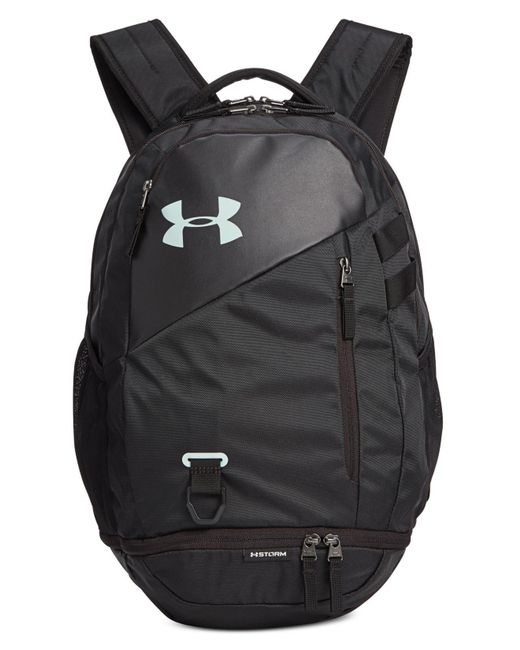 under armour black hustle backpack