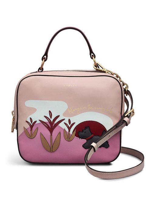 Radley Pink Spring Street Mini Zip Around Grab Bag