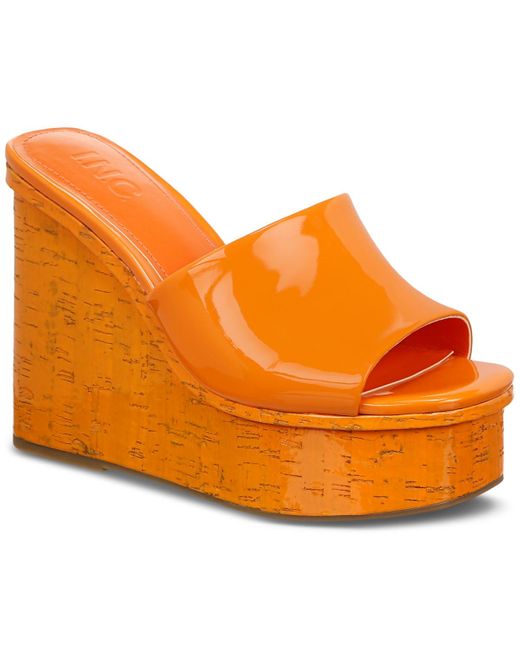 INC International Concepts Melinaa Wedge Sandals in Orange Lyst