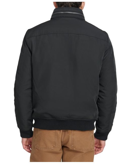 Levi's Black Twill Stand-collar Jacket for men