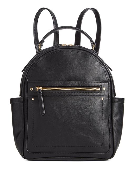 macy's black backpack