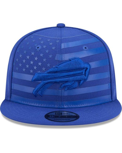 KTZ Blue Buffalo Bills Independent 9fifty Snapback Hat for men