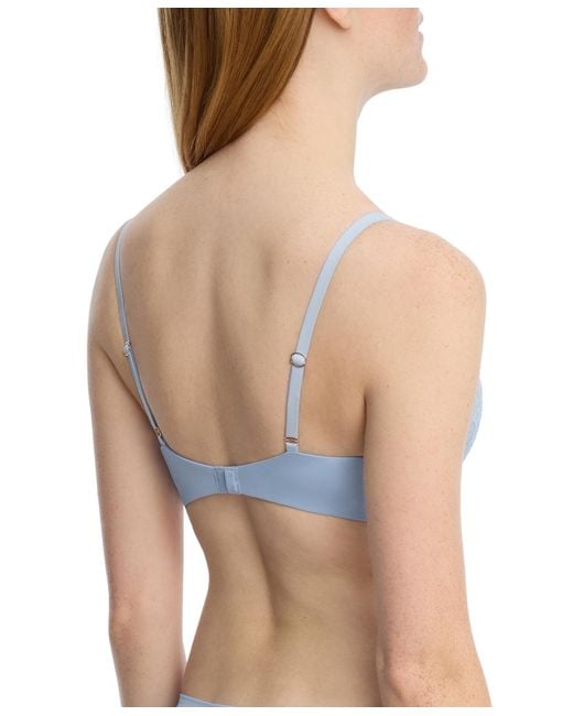 Skarlett Blue Blue Entice Unlined Underwire Lace Balconette Bra