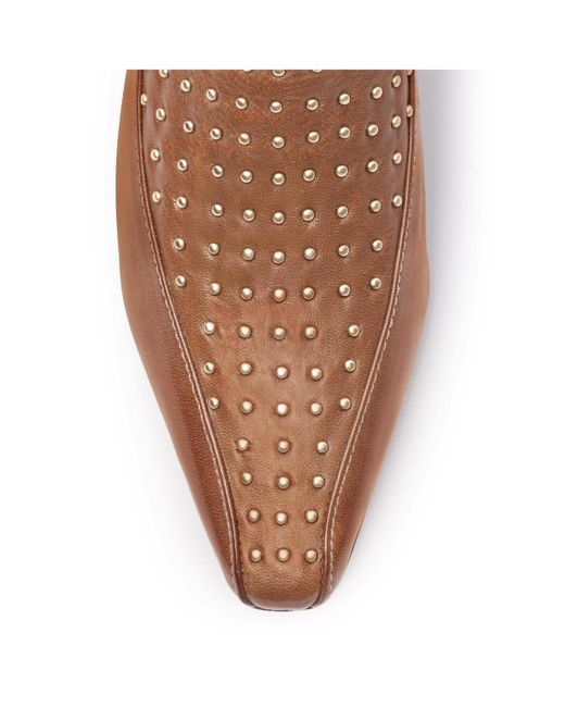 Bernardo Brown Bernardo Esme Studded Bootie