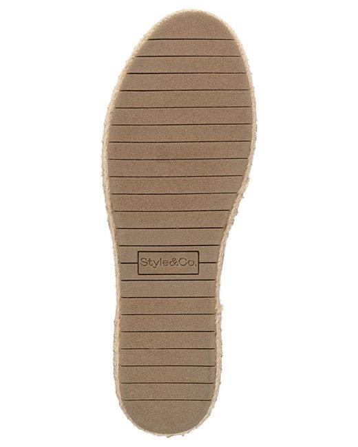 Style & Co. White Peetaa Flat Sandals