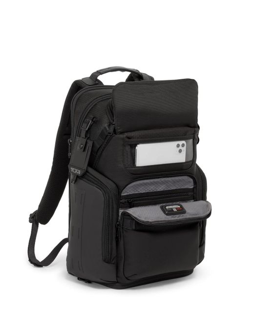 Tumi Black Alpha Bravo Nomadic Backpack