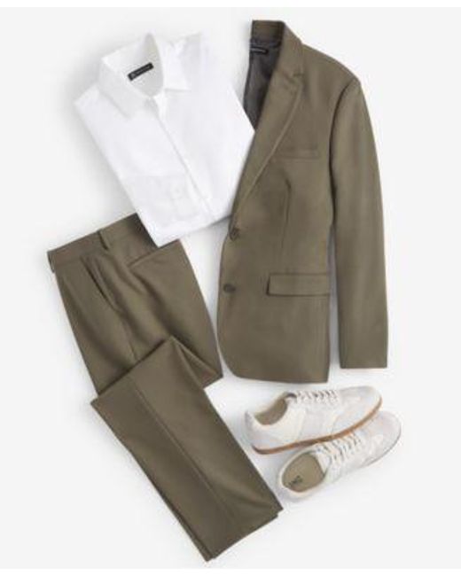 INC International Concepts Gray Slim Fit Blazer Dress Shirt Slim Pants Created For Macys for men