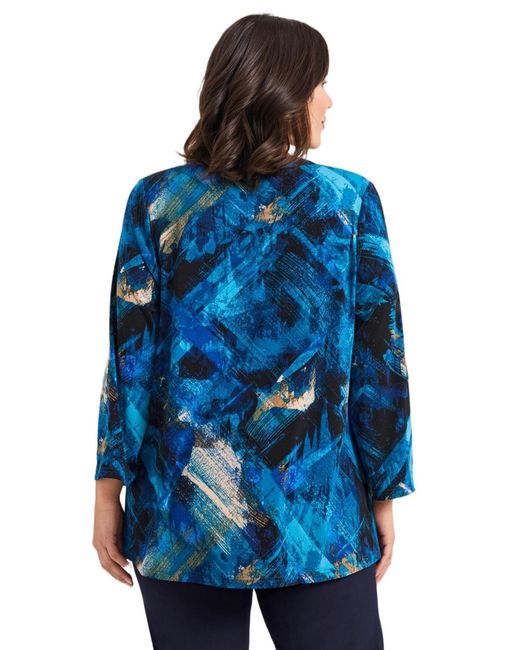 Avenue Blue Audrey Ity Top