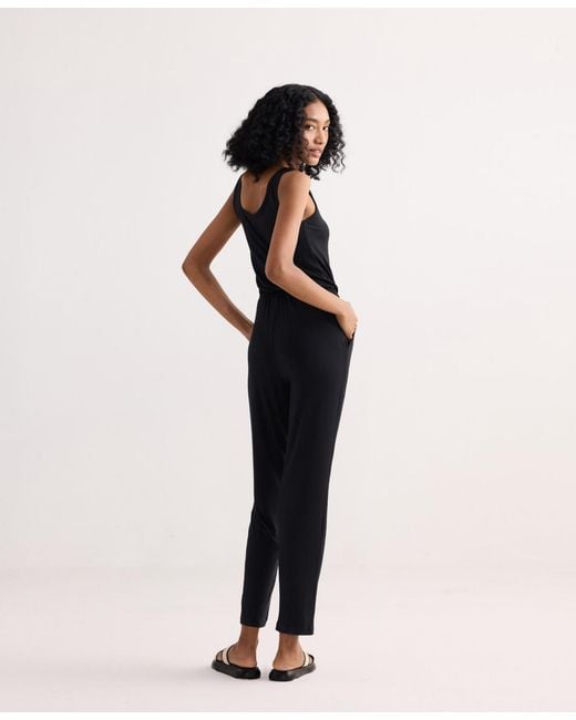 REISTOR Blue Relaxed Drawstring Jumpsuit