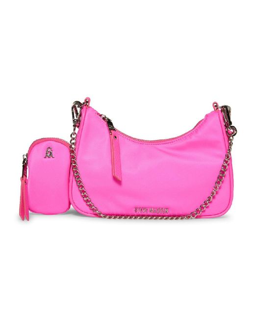 Steve Madden Leather Bvital Crossbody in Hot Pink (Pink) Lyst