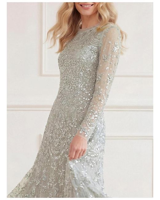 Needle & Thread White Freya Gown