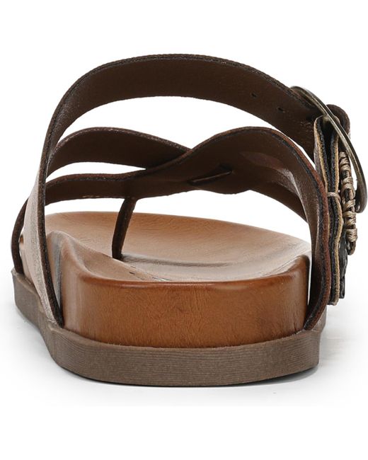 Blowfish Brown Lilac Thong Slide Platform Sandals
