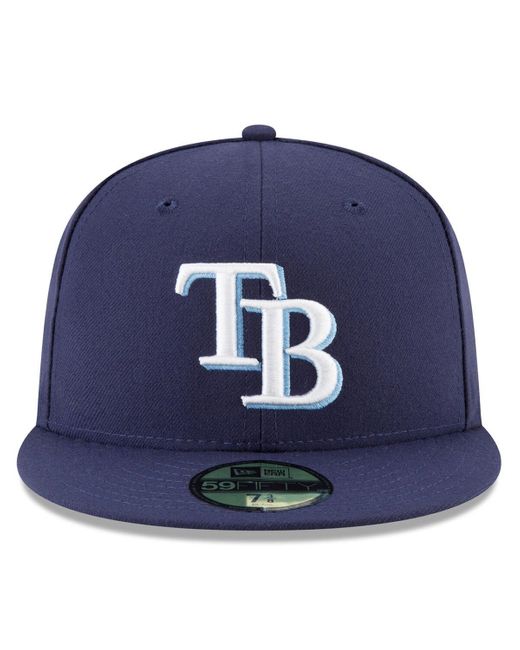 KTZ Blue Tampa Bay Rays 2024 Mlb World Tour: Dominican Republic Series 59fifty Fitted Hat for men