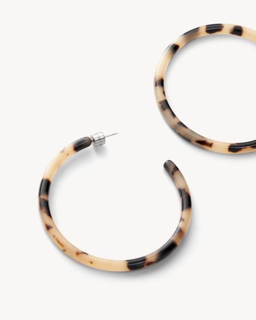 Machete Metallic Large Hoops