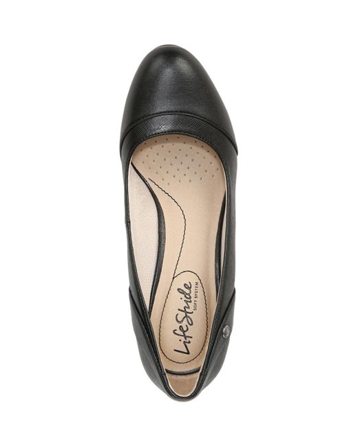 LifeStride Black Dreams Wedge Pumps