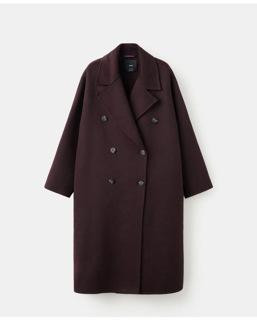 Mango Blue Handmade Oversized Wool Coat