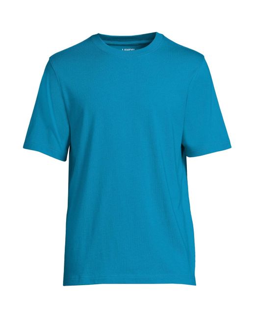 Lands' End Blue Super-t Short Sleeve T-shirt for men