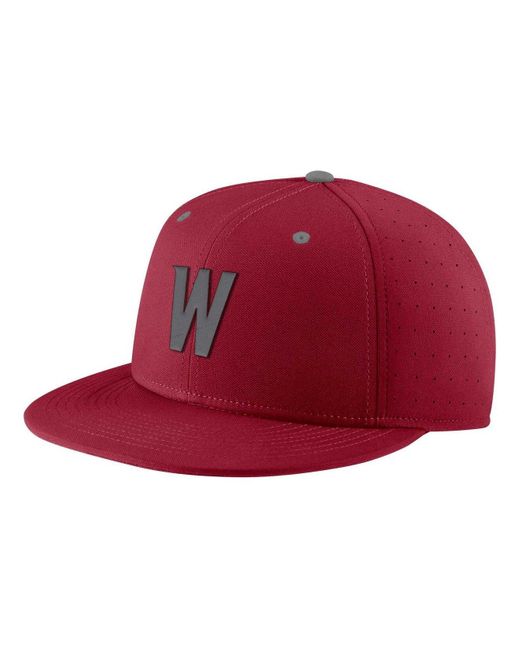 Nike Crimson Washington State Cougars Aero True Baseball Performance