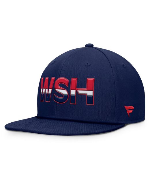 Fanatics Blue Washington Capitals Authentic Pro Rink Snapback Hat for men