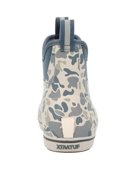 XtraTuf Blue Ankle Deck Boot for men