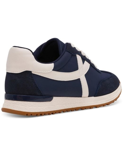 Dolce Vita Blue Joque Sporty Retro Lace-up Sneakers