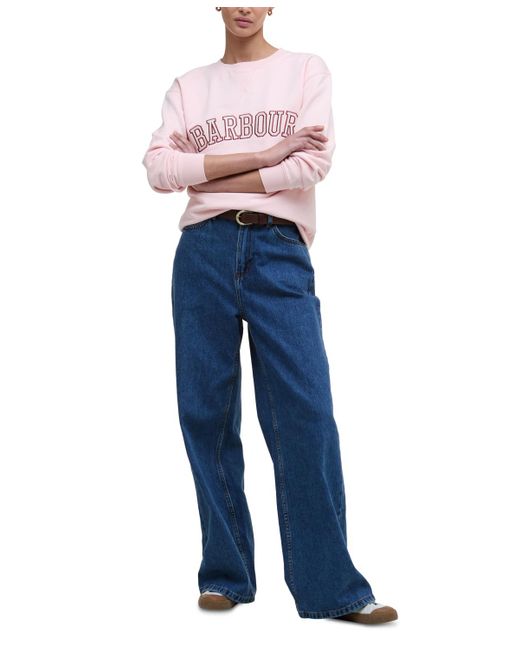 Barbour Pink Northumberland Sweatshirt