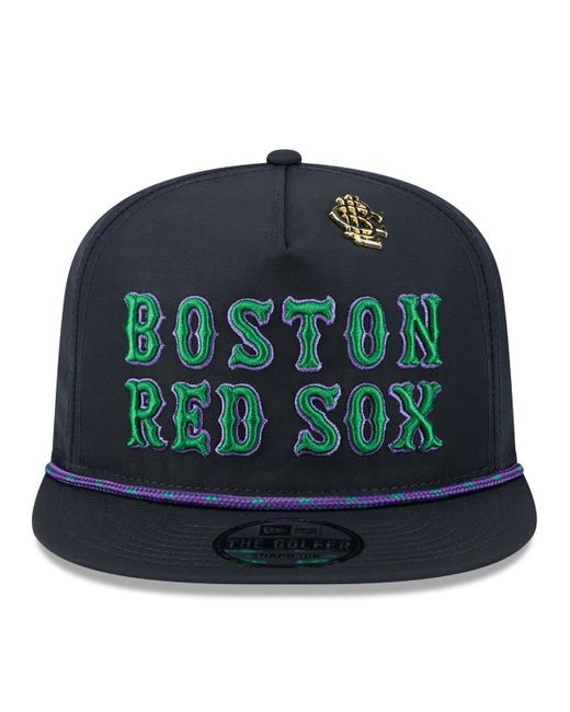 KTZ Blue Boston Red Sox 2025 Big League Chew Golfer Snapback Hat for men
