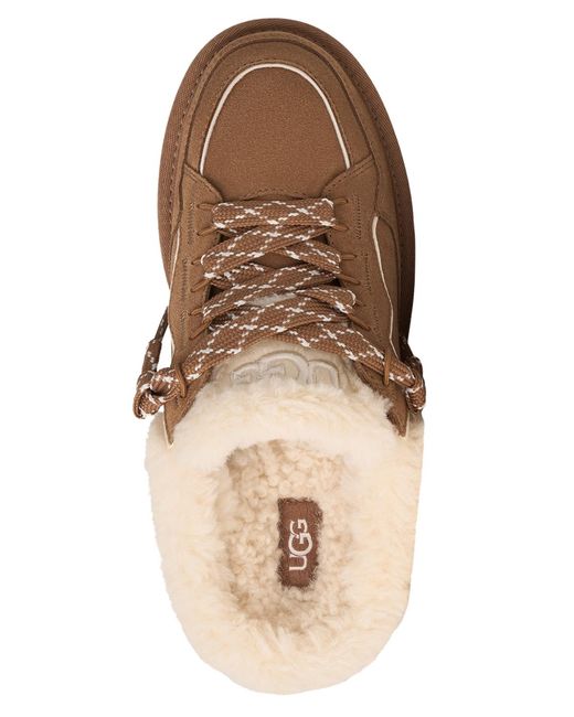 Ugg Brown Lowmel Round Toe Mule Clogs