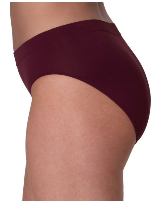 Bali Purple One Smooth U All-over Smoothing Hi Cut Brief Underwear 2362