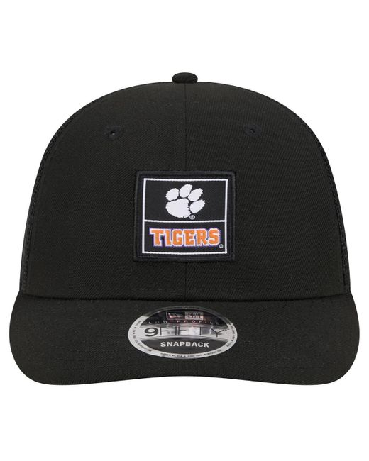KTZ Black Clemson Tigers Labeled 9fifty Snapback Hat for men
