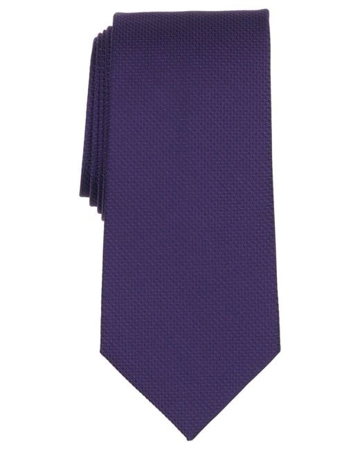 Brooks Brothers Purple B By Classic Solid Pattern Tie for men