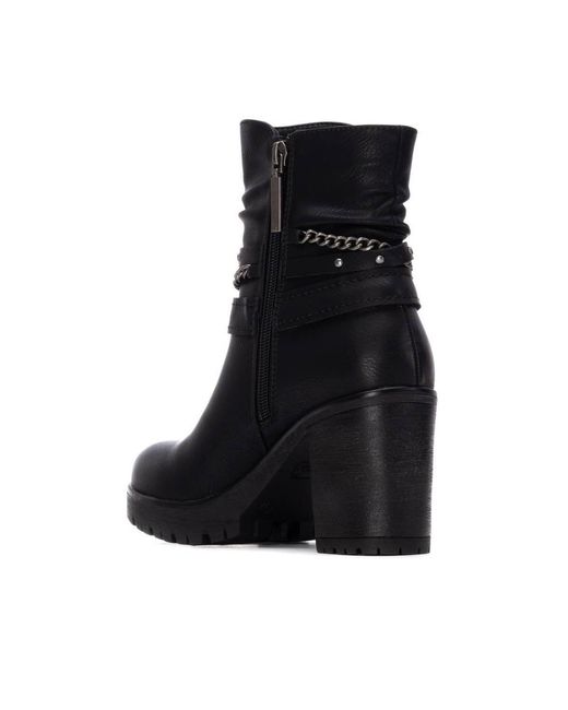 Xti Black Heeled Ankle Booties Refresh Collection