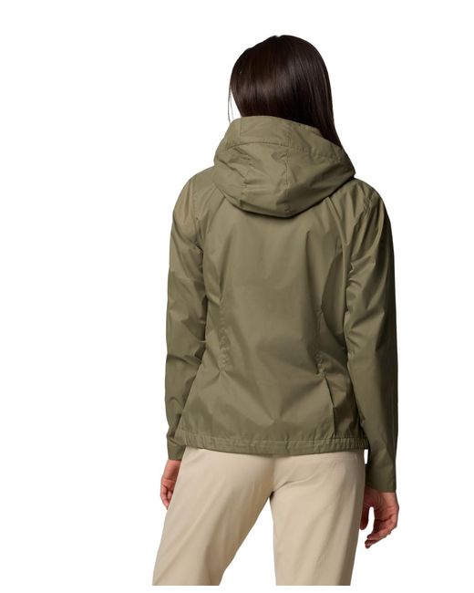 Columbia Green Switchback Iv Hooded Packable Jacket