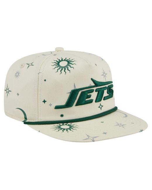 KTZ Green New York Jets Celestial Golfer Adjustable Hat for men