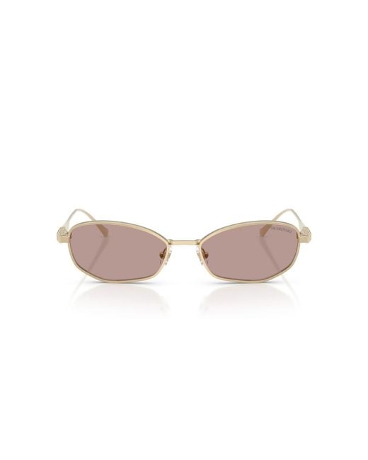 Swarovski Pink Rectangle Sunglasses