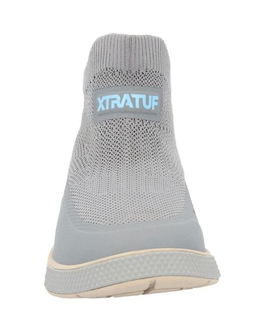 XtraTuf White Ankle Deck Boot Sport Drift Tech for men