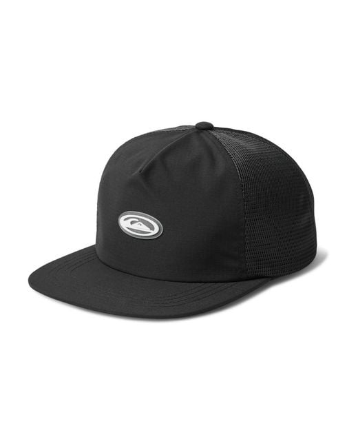 Quiksilver Black Mini Ripper Trucker Hat for men