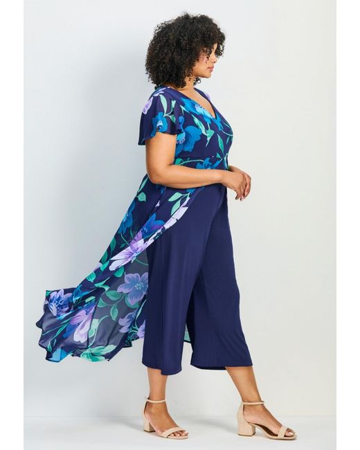 Avenue Blue Plus Size Glam Jumpsuit