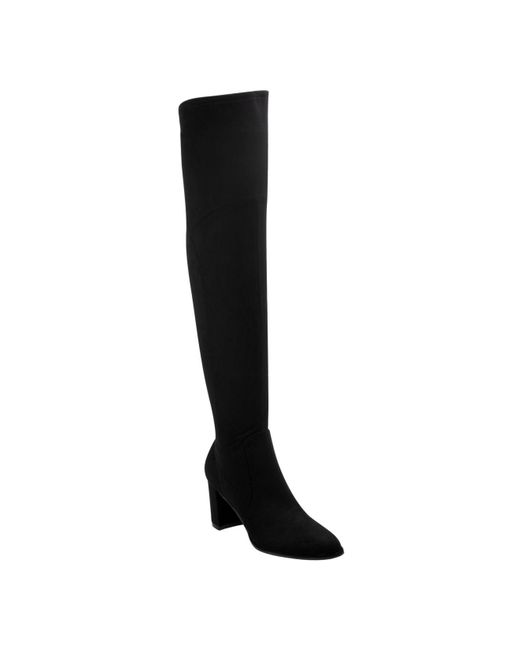 Marc Fisher Luley Over The Knee Narrow Calf Boots in Black Lyst