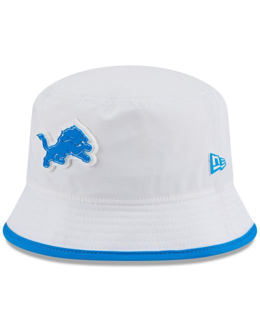 KTZ Blue Detroit Lions 2025 Nfl Training Camp Stretch Bucket Hat for men