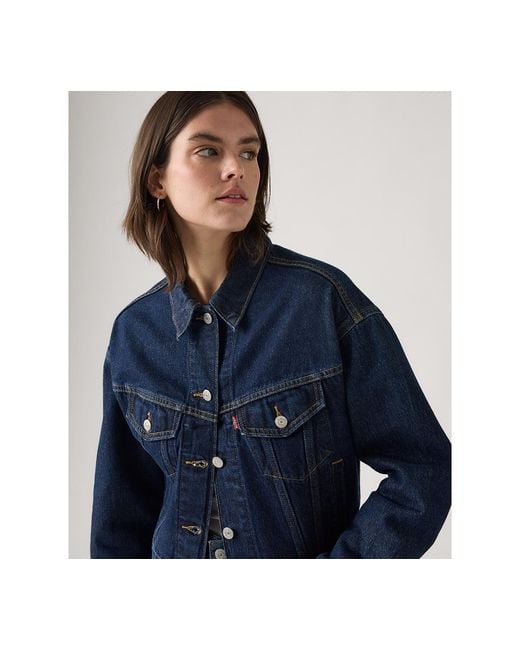 Levi's Blue Shrunken '90s Trucker Jacket