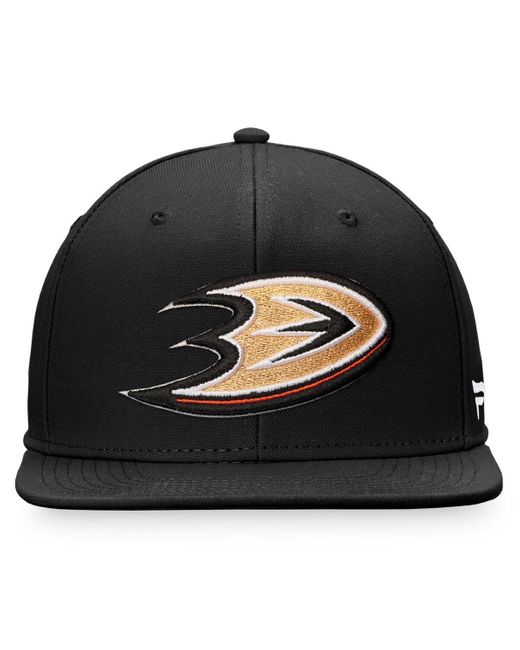 Men's New York Islanders Fanatics Branded Black Core Primary Logo  Adjustable Hat