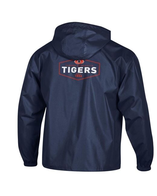 Champion Blue Ole Miss Rebels Delay Packable Half-zip Jacket for men