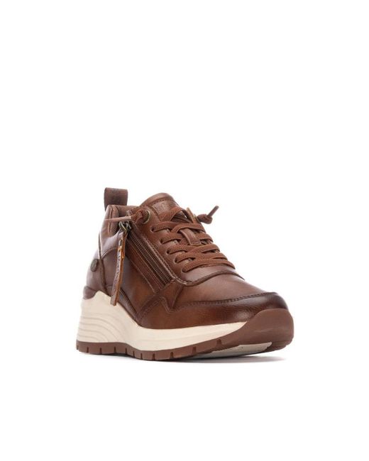 Xti Brown Casual Sneakers Refresh Collection By