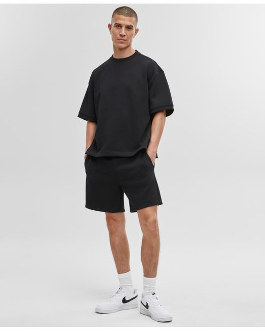 Mode Of One Black Regular-fit Crewneck Sweatshirt for men
